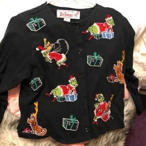 Vintage Michael Simon Dr.Seuss Christmas Sweater